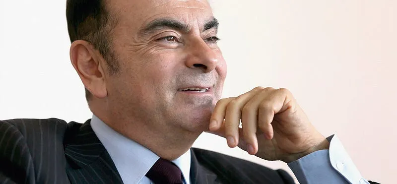 Carlos Ghosn, CEO de Nissan-Renault, en conferencia corporativa