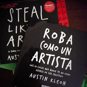 Portada del libro Steal Like an Artist, enfoque artístico de la creatividad