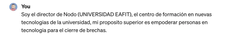 Estructura de prompts en ChatGPT